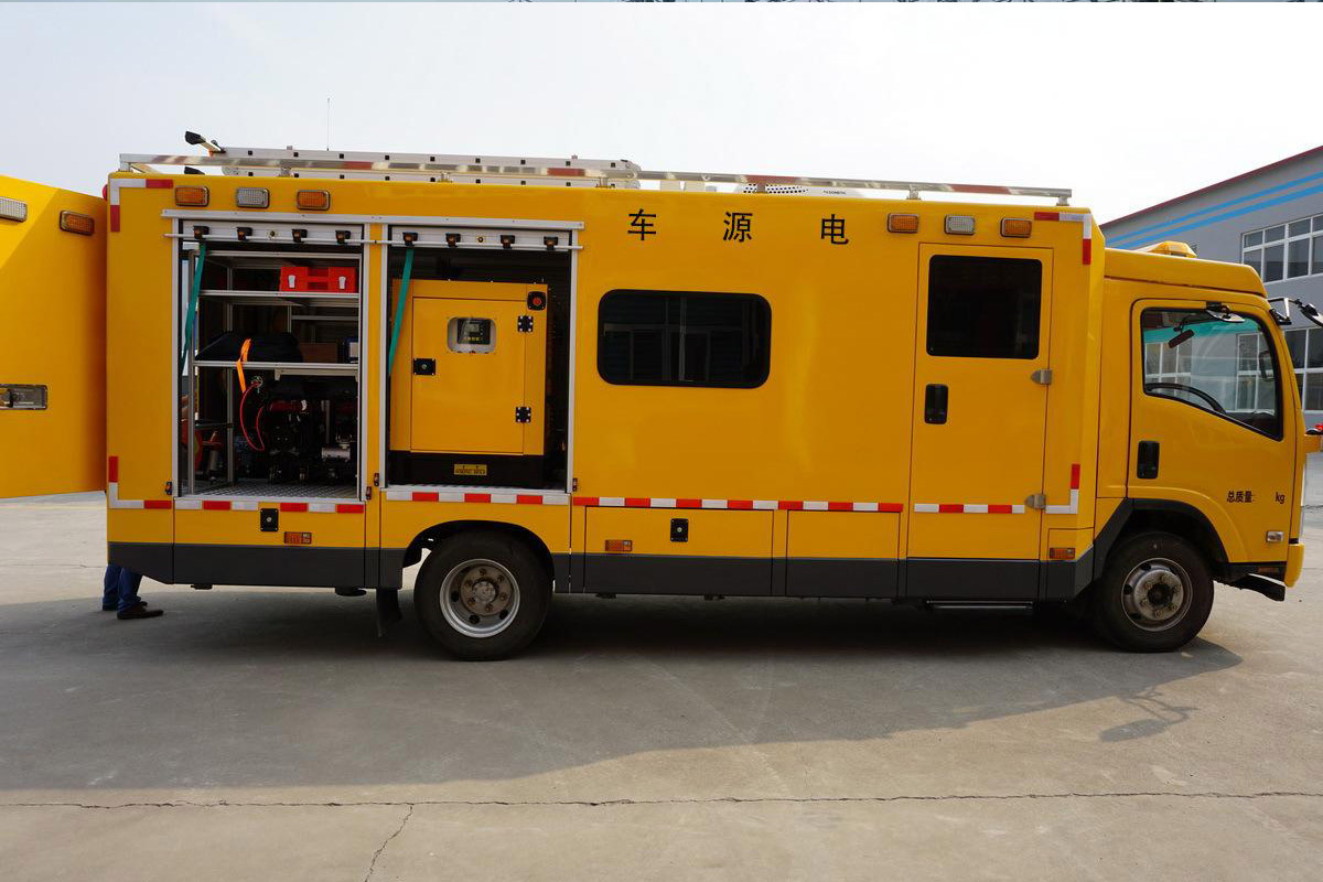 亳州发电机租赁施工现场